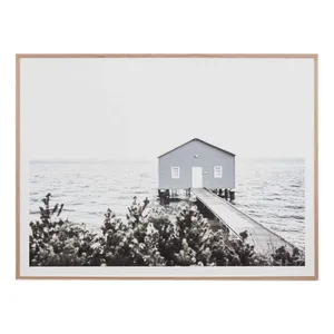 Winter Boathouse Framed Print in 87 x 62cm by OzDesignFurniture, a Prints for sale on Style Sourcebook