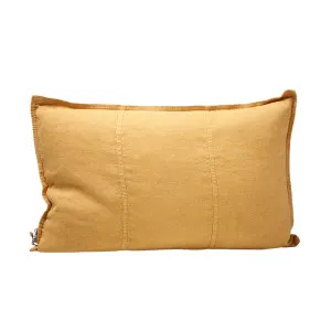 Luca® Linen Cushion - Turmeric by Eadie Lifestyle, a Cushions, Decorative Pillows for sale on Style Sourcebook