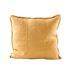 Luca® Linen Cushion - Turmeric by Eadie Lifestyle, a Cushions, Decorative Pillows for sale on Style Sourcebook