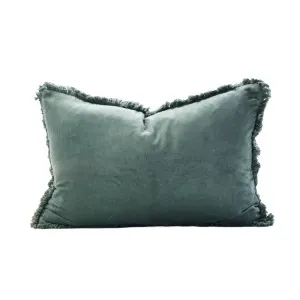 Lynette Boho Velvet Cushion - Khaki by Eadie Lifestyle, a Cushions, Decorative Pillows for sale on Style Sourcebook