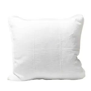 Luca® Linen Outdoor Cushion - Off White by Eadie Lifestyle, a Cushions, Decorative Pillows for sale on Style Sourcebook