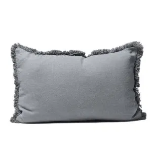 Luca® Boho Linen Cushion - Slate by Eadie Lifestyle, a Cushions, Decorative Pillows for sale on Style Sourcebook