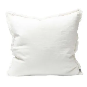 Luca® Boho Linen Cushion - Off White by Eadie Lifestyle, a Cushions, Decorative Pillows for sale on Style Sourcebook