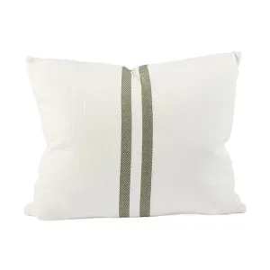Simpatico Cushion - Off White/Khaki by Eadie Lifestyle, a Cushions, Decorative Pillows for sale on Style Sourcebook