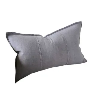 Luca® Linen Cushion - Slate by Eadie Lifestyle, a Cushions, Decorative Pillows for sale on Style Sourcebook