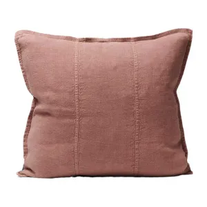 Luca® Linen Cushion - Desert Rose by Eadie Lifestyle, a Cushions, Decorative Pillows for sale on Style Sourcebook