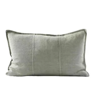 Luca® Linen Outdoor Cushion - Pistachio by Eadie Lifestyle, a Cushions, Decorative Pillows for sale on Style Sourcebook