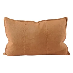 Luca® Linen Cushion - Nutmeg by Eadie Lifestyle, a Cushions, Decorative Pillows for sale on Style Sourcebook