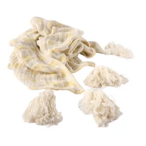 Felice Throw - Butter/Natural/White by Eadie Lifestyle, a Throws for sale on Style Sourcebook