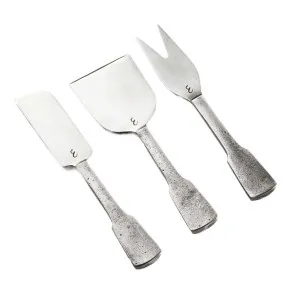 Cheese Set (3 Piece) - Matte Silver by Eadie Lifestyle, a Tableware for sale on Style Sourcebook