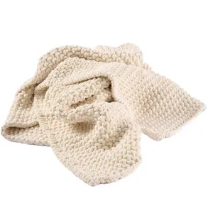 Marco Throw - Ivory by Eadie Lifestyle, a Throws for sale on Style Sourcebook