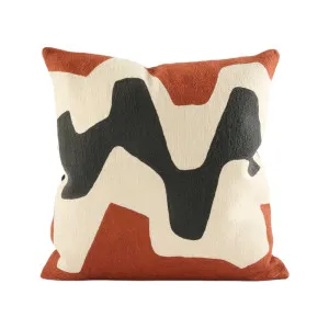 Fylix Wool/Linen Cushion - Rust by Eadie Lifestyle, a Cushions, Decorative Pillows for sale on Style Sourcebook