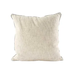 Piper Cushion - Off White w' Black Detail by Eadie Lifestyle, a Cushions, Decorative Pillows for sale on Style Sourcebook