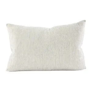 Marina Cushion - White w' Ink Stripe by Eadie Lifestyle, a Cushions, Decorative Pillows for sale on Style Sourcebook