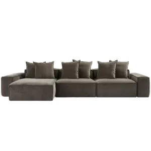 Riley Muse Mink Modular Sofa - 3 Seater Chaise by James Lane, a Sofas for sale on Style Sourcebook