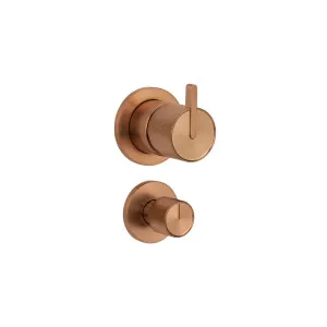Namika Shower Bottom Diverter - Brushed Copper by ABI Interiors Pty Ltd, a Bathroom Taps & Mixers for sale on Style Sourcebook