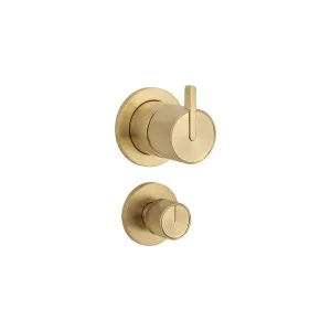 Namika Shower Bottom Diverter - Brushed Brass by ABI Interiors Pty Ltd, a Bathroom Taps & Mixers for sale on Style Sourcebook