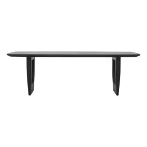 Cortez Dining Table 250cm in Sandblast Black by OzDesignFurniture, a Dining Tables for sale on Style Sourcebook