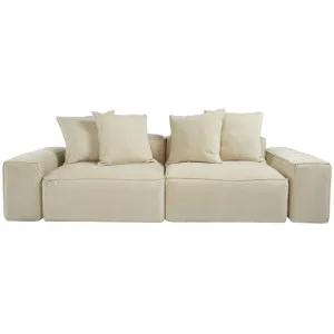 Riley Muse Flax Modular Sofa - 2 Seater by James Lane, a Sofas for sale on Style Sourcebook