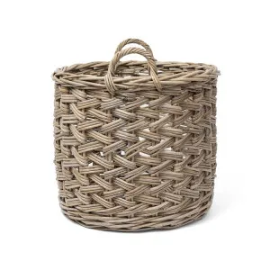 Lido Cane Round Basket, Large by Wicka, a Baskets & Boxes for sale on Style Sourcebook