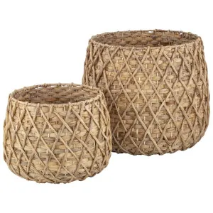 Miley 2 Piece Water Hyacinth Basket Set by Rogue, a Baskets & Boxes for sale on Style Sourcebook