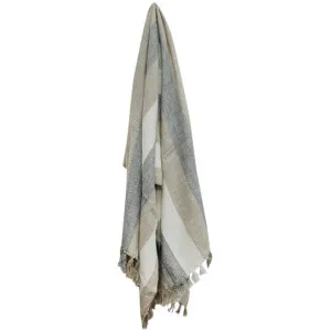 Douence Linen Throw, 130x170cm by Provencal Treasures, a Throws for sale on Style Sourcebook