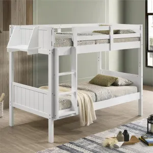 Seastar Wooden Bunk Bed with Hanging Shelf, Single by Intelligent Kids, a Kids Beds & Bunks for sale on Style Sourcebook