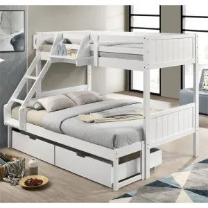 Seastar Wooden Bunk Bed with Hanging Shelf & Drawers, Trio by Intelligent Kids, a Kids Beds & Bunks for sale on Style Sourcebook