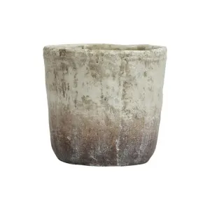 Marron Cement Planter Pot, Small by French Country Collection, a Plant Holders for sale on Style Sourcebook