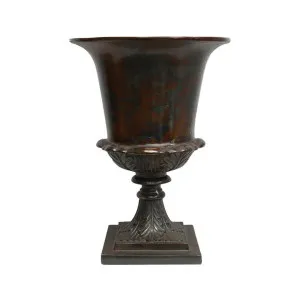 Celestino Metal Urn, Large, Dark Bronze by French Country Collection, a Vases & Jars for sale on Style Sourcebook