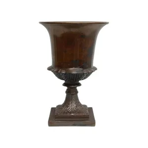 Celestino Metal Urn, Small, Dark Bronze by French Country Collection, a Vases & Jars for sale on Style Sourcebook