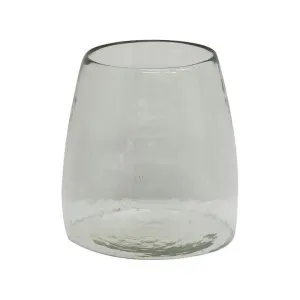 Aiffres Dappled Glass Curved Vase by Provencal Treasures, a Vases & Jars for sale on Style Sourcebook