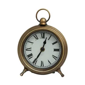 Massiot Iron Desk Clock by Provencal Treasures, a Clocks for sale on Style Sourcebook