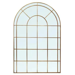 Ava Iron Frame Arched Window Style Mirror, 182cm by French Country Collection, a Mirrors for sale on Style Sourcebook
