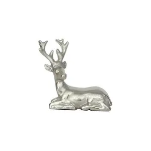 Arlington Metal Stag Sculpture, Sitting by Provencal Treasures, a Statues & Ornaments for sale on Style Sourcebook