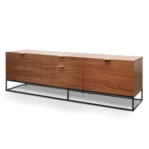 Talia 180cm Wooden TV Entertainment Unit - Walnut - Last One by Interior Secrets - AfterPay Available by Interior Secrets, a Entertainment Units & TV Stands for sale on Style Sourcebook