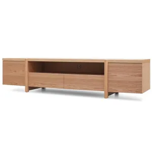 New York Lowline 2.1m Wooden TV Entertainment Unit - Full Natural by Interior Secrets - AfterPay Available by Interior Secrets, a Entertainment Units & TV Stands for sale on Style Sourcebook