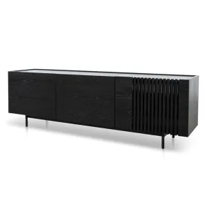 Onito 180cm TV Entertainment Unit - Full Black by Interior Secrets - AfterPay Available by Interior Secrets, a Entertainment Units & TV Stands for sale on Style Sourcebook