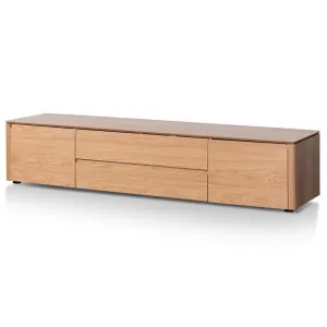 Norris 2m Entertainment TV Unit with Middle Drawer - Natural Oak by Interior Secrets - AfterPay Available by Interior Secrets, a Entertainment Units & TV Stands for sale on Style Sourcebook