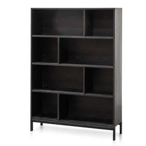 Deakin Wooden Bookcase - Black by Interior Secrets - AfterPay Available by Calibre Furniture, a Bookcases for sale on Style Sourcebook