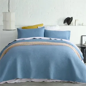 Accessorize Dexter Blue Coverlet Set by null, a Quilt Covers for sale on Style Sourcebook