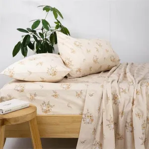 Bambury Ellen Flannelette Sheet Set by null, a Sheets for sale on Style Sourcebook