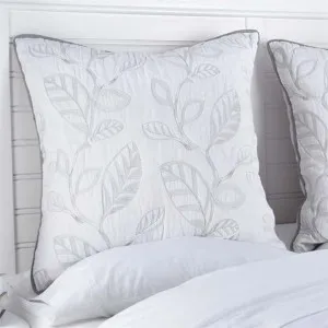 Classic Quilts Botanical Leaves European Pillowcase by null, a Cushions, Decorative Pillows for sale on Style Sourcebook