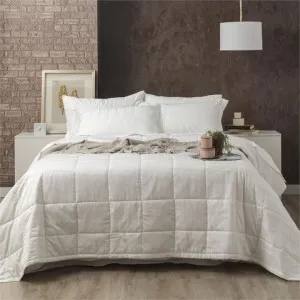 Ddecor Home Damask White 500 Thread Count Jacquard Cotton Comforter Set by null, a Quilt Covers for sale on Style Sourcebook
