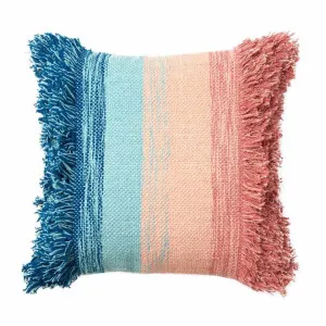 Accessorize Layne Blue Pink 45x45cm Filled Cushion by null, a Cushions, Decorative Pillows for sale on Style Sourcebook