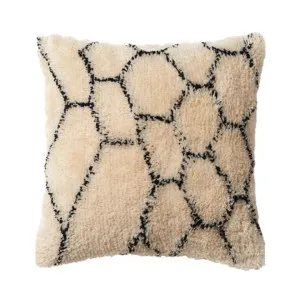 Accessorize Alba Natural Black 45x45cm Filled Cushion by null, a Cushions, Decorative Pillows for sale on Style Sourcebook