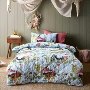 Happy Kids Ironbark Printed Cotton Quilted Quilt Cover Set by null, a Quilt Covers for sale on Style Sourcebook