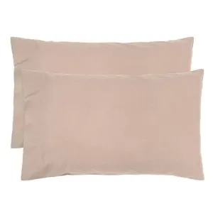 Bambury Temple Organic Cotton Rosewater Pillowcase Pair by null, a Pillow Cases for sale on Style Sourcebook