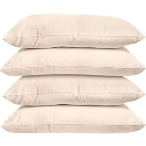Bambury Plain Dyed Sand Standard Pillowcase 4 Pack by null, a Pillow Cases for sale on Style Sourcebook