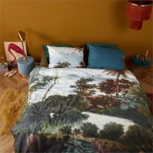 Bedding House Voyage Cotton Green Quilt Cover Set by null, a Quilt Covers for sale on Style Sourcebook